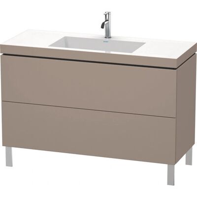 Duravit L-Cube Möbelwaschtisch c-bonded - Basalt Matt - 120x48 cm Duravit L-Cube Möbelwaschtisch c-bonded - Basalt Matt - 120x48 cm