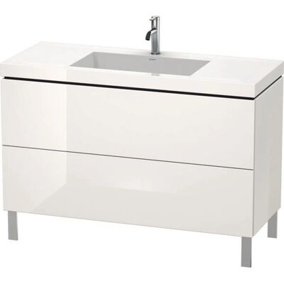 Duravit L-Cube Weiß Hochglanz Waschtisch - Waschtisch und Unterschrank Duravit L-Cube Weiß Hochglanz Waschtisch - Waschtisch und Unterschrank