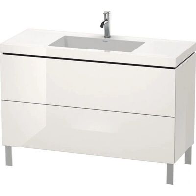 Duravit L-Cube Möbelwaschtisch - 120x48cm, Hochglanz Weiß Duravit L-Cube Möbelwaschtisch - 120x48cm, Hochglanz Weiß