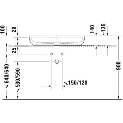 Lavoar de perete Duravit Luv 80x40cm - Fără supra-păltire Lavoar de perete Duravit Luv 80x40cm - Fără supra-păltire