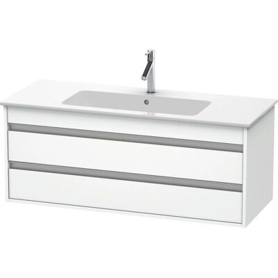 Duravit Ketho Waschtischunterschrank - 1200mm Weiß Matt, 2 Schubladen Duravit Ketho Waschtischunterschrank - 1200mm Weiß Matt, 2 Schubladen