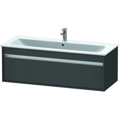 Duravit Ketho Wandhängender Waschtischunterschrank - Graphit Matt - 1200mm Duravit Ketho Wandhängender Waschtischunterschrank - Graphit Matt - 1200mm