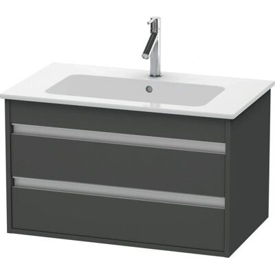 Duravit Ketho Badschrank - 2 Soft-Close Schubladen - Graphit Matt Duravit Ketho Badschrank - 2 Soft-Close Schubladen - Graphit Matt