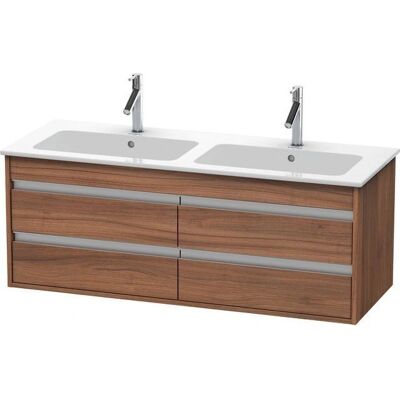 Duravit Ketho Waschtischunterbau - 4 Schubladen Nussbaum - Waschtischunterschrank Duravit Ketho Waschtischunterbau - 4 Schubladen Nussbaum - Waschtischunterschrank