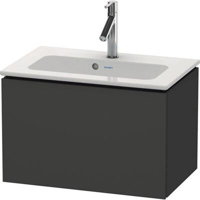 Duravit L-Cube Wandhängender Waschtischunterbau - Graphit Matt - 1 Schublade - Christian Werner Duravit L-Cube Wandhängender Waschtischunterbau - Graphit Matt - 1 Schublade - Christian Werner