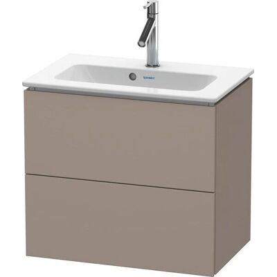 Duravit Basalt Matt Wandhängender Unterschrank - 2 Schubladen - 620mm - Badmöbel Duravit Basalt Matt Wandhängender Unterschrank - 2 Schubladen - 620mm - Badmöbel
