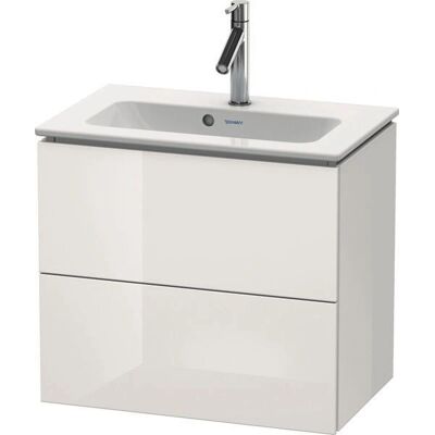 Duravit L-Cube Wandhängender Waschtischunterbau - Weiß Hochglanz - 620mm Duravit L-Cube Wandhängender Waschtischunterbau - Weiß Hochglanz - 620mm