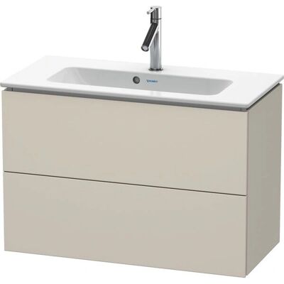 Duravit Taupe Wandhängendes Badmöbel - L-Cube 2-Schubladen Kompakt Duravit Taupe Wandhängendes Badmöbel - L-Cube 2-Schubladen Kompakt
