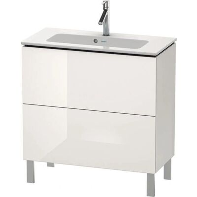 Duravit L-Cube Waschtischunterbau bodenstehend - 2 Auszüge, 820mm breit Duravit L-Cube Waschtischunterbau bodenstehend - 2 Auszüge, 820mm breit