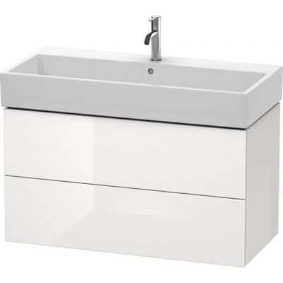Duravit Wandhängendes Waschtischunterbau - Weiß Hochglanz - 98,4x45,9cm Duravit Wandhängendes Waschtischunterbau - Weiß Hochglanz - 98,4x45,9cm