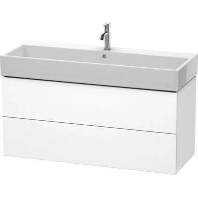 Duravit Wandhängender Waschtisch-Unterschrank - Weiß Matt - Modernes Design Duravit Wandhängender Waschtisch-Unterschrank - Weiß Matt - Modernes Design