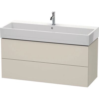 Duravit L-Cube Wandhängender Waschtischunterbau mit 2 Schubladen Duravit L-Cube Wandhängender Waschtischunterbau mit 2 Schubladen
