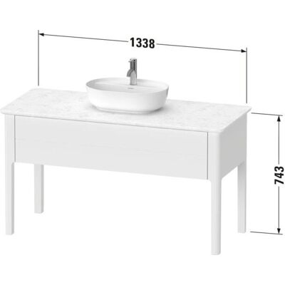 Duravit Luv Waschtisch LU9561 - Waschtische Duravit Luv Waschtisch LU9561 - Waschtische