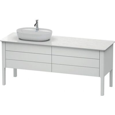 Duravit Luv Waschtischunterbau - Rechteckig, 2 Schubladen, Weiß Seidenmatt Duravit Luv Waschtischunterbau - Rechteckig, 2 Schubladen, Weiß Seidenmatt