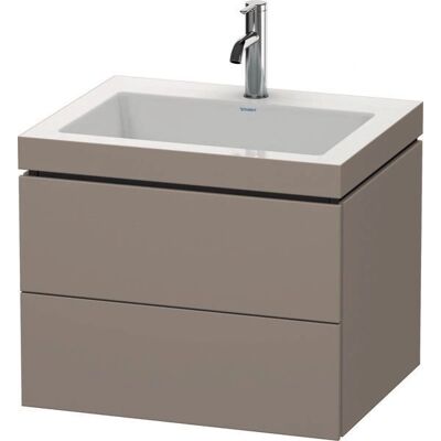 Duravit L-Cube Wandhängender Möbelwaschtisch - Basalt Matt Duravit L-Cube Wandhängender Möbelwaschtisch - Basalt Matt