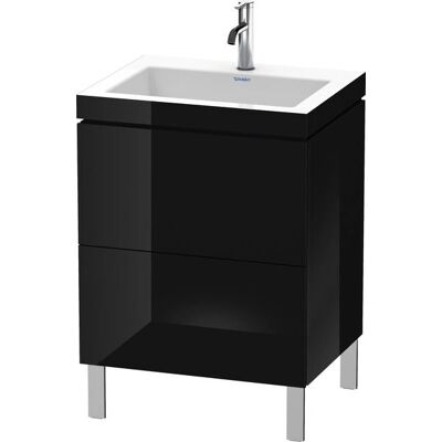 Duravit L-Cube Mobile Lavabo - Lacca nera - 2 Cassetti - Montaggio a parete Duravit L-Cube Mobile Lavabo - Lacca nera - 2 Cassetti - Montaggio a parete