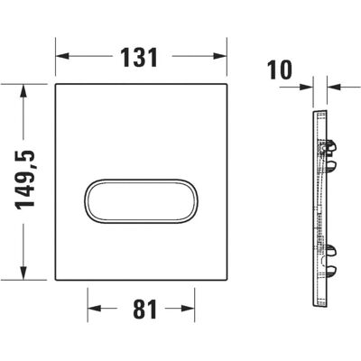 Duravit DuraSystem Albă Piatra de spălat mecanică - Piatra de spălat Duravit DuraSystem Albă Piatra de spălat mecanică - Piatra de spălat