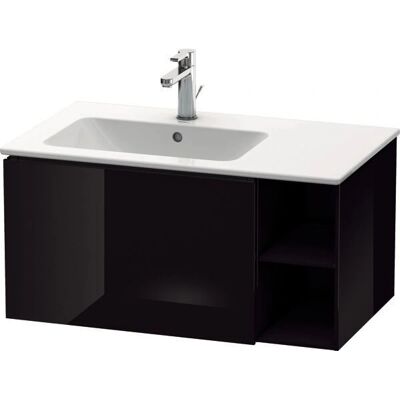 Duravit L-Cube Wandhängender Waschtischunterbau - Schwarz Hochglanz - 82cm Duravit L-Cube Wandhängender Waschtischunterbau - Schwarz Hochglanz - 82cm