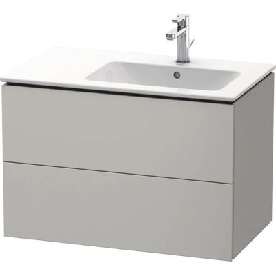 Duravit L-Cube Wandhängender Waschtisch - Betongrau Matt Duravit L-Cube Wandhängender Waschtisch - Betongrau Matt