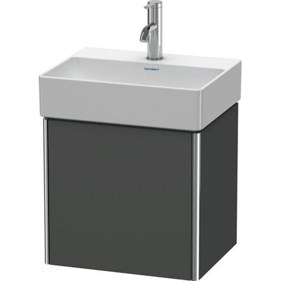 Duravit XSquare Wandhängender Waschtischunterbau Graphit Matt - 1 Tür Duravit XSquare Wandhängender Waschtischunterbau Graphit Matt - 1 Tür