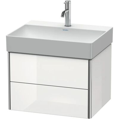Duravit XSquare Wandhängender Waschtischunterbau - Weiß Hochglanz Duravit XSquare Wandhängender Waschtischunterbau - Weiß Hochglanz