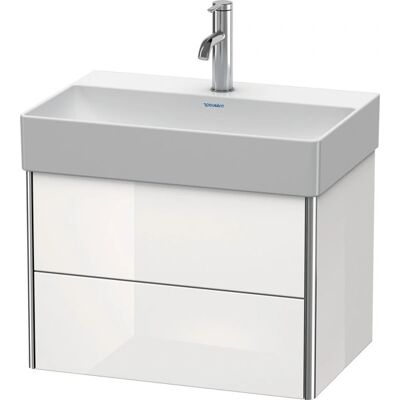 Duravit XSquare Wandhängender Waschtischunterbau - Weiß Hochglanz Duravit XSquare Wandhängender Waschtischunterbau - Weiß Hochglanz