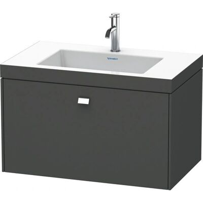 Duravit Weiß Matt Wandhängendes Waschbecken mit Schublade - 80x48 cm Duravit Weiß Matt Wandhängendes Waschbecken mit Schublade - 80x48 cm