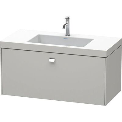 Duravit Betongrau Matt Wandhängendes Waschbecken mit Unterschrank - 1000x480 mm Duravit Betongrau Matt Wandhängendes Waschbecken mit Unterschrank - 1000x480 mm