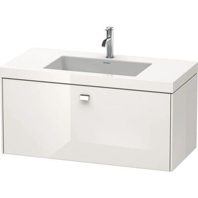 Duravit Brioso Wandhängendes Set - Hochglanz Weiß - Waschtisch Duravit Brioso Wandhängendes Set - Hochglanz Weiß - Waschtisch