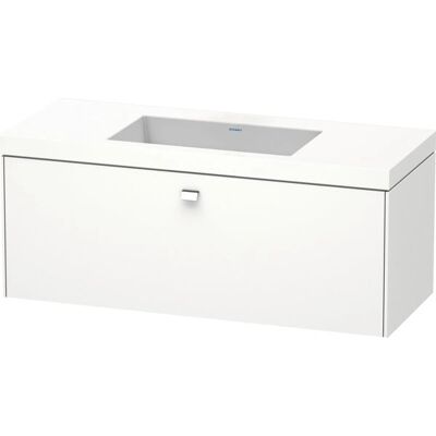 Duravit Brioso Wandhäng Waschbecken-Set - Weiß Matt, 120cm, 1 Schublade Duravit Brioso Wandhäng Waschbecken-Set - Weiß Matt, 120cm, 1 Schublade