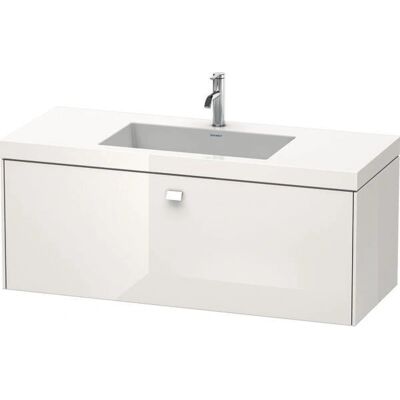 Duravit Brioso Wandwaschtisch-Set - 120cm, Hochglanz Weiß Duravit Brioso Wandwaschtisch-Set - 120cm, Hochglanz Weiß