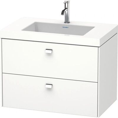 Duravit Brioso Wandhängender Waschplatz - Weiß Matt - 80x48 cm Duravit Brioso Wandhängender Waschplatz - Weiß Matt - 80x48 cm