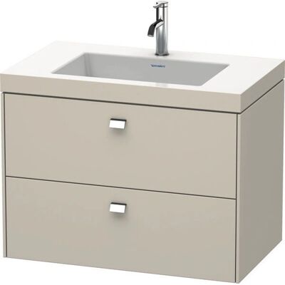 Duravit Brioso Wandwaschtisch mit 2 Schubladen - Taupe Duravit Brioso Wandwaschtisch mit 2 Schubladen - Taupe