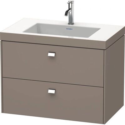 Duravit Brioso Modell - Wandhängendes Waschtisch-Set - Basalt Matt Duravit Brioso Modell - Wandhängendes Waschtisch-Set - Basalt Matt