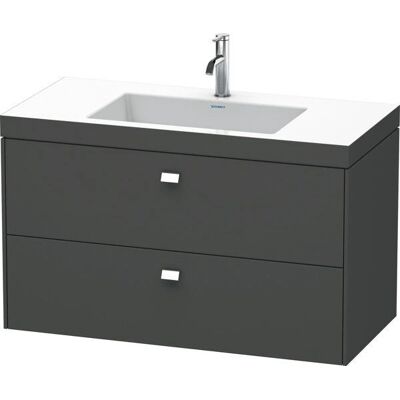 Duravit Brioso Wandhängendes Set - Graphit Matt - 100x48cm Duravit Brioso Wandhängendes Set - Graphit Matt - 100x48cm