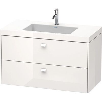 Duravit Brioso Wandhängendes Set - Hochglanz Weiß Badmöbel Duravit Brioso Wandhängendes Set - Hochglanz Weiß Badmöbel