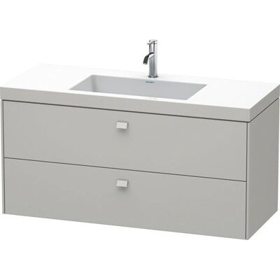 Duravit Brioso Wandwaschbecken-Set - Betongrau Matt - 1200mm Duravit Brioso Wandwaschbecken-Set - Betongrau Matt - 1200mm