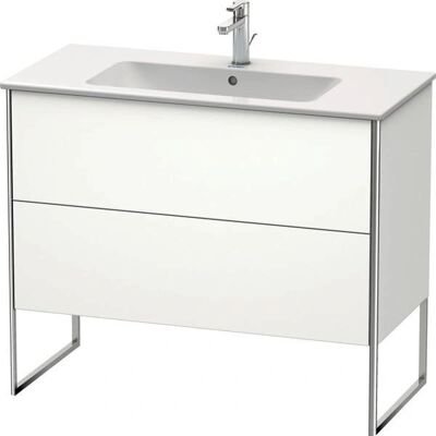 Duravit XSquare Waschtisch - 2 Schubladen - Aubergine Duravit XSquare Waschtisch - 2 Schubladen - Aubergine