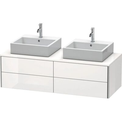 Duravit XSquare Wandhängender Waschtischunterbau - 4 Schubkästen Duravit XSquare Wandhängender Waschtischunterbau - 4 Schubkästen
