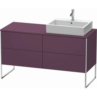 Duravit XS4923R9494 Aubergine Wandhängender Waschtischunterschrank - Badezimmermöbel Duravit XS4923R9494 Aubergine Wandhängender Waschtischunterschrank - Badezimmermöbel