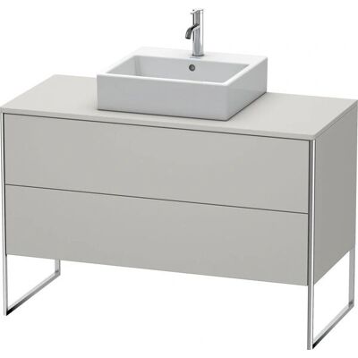 Duravit XSquare Waschtischunterbau - Betongrau Matt - 2 Auszüge - 1200mm Duravit XSquare Waschtischunterbau - Betongrau Matt - 2 Auszüge - 1200mm