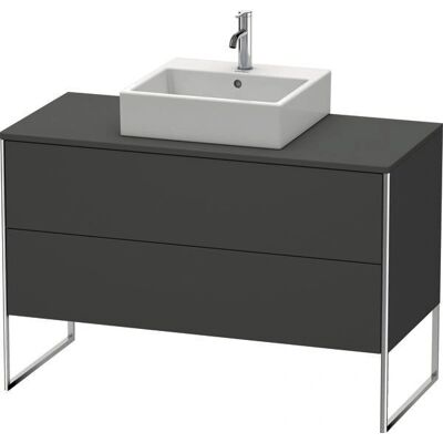 Duravit XS492204949 Waschtischunterbau - Rechteck, 2 Auszüge, Graphit Matt Duravit XS492204949 Waschtischunterbau - Rechteck, 2 Auszüge, Graphit Matt