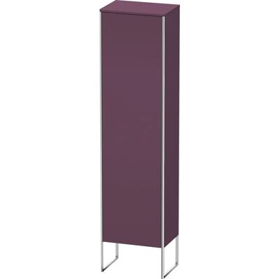 Duravit XSquare Hochschrank - 1 Tür, Glasböden, Aubergine Duravit XSquare Hochschrank - 1 Tür, Glasböden, Aubergine