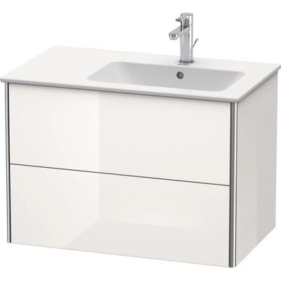 Armadio a Parete Duravit XSquare - 2 Cassetti, Bianco Lucido, Montaggio a Parete - Tipo Armadio a Parete Duravit XSquare - 2 Cassetti, Bianco Lucido, Montaggio a Parete - Tipo