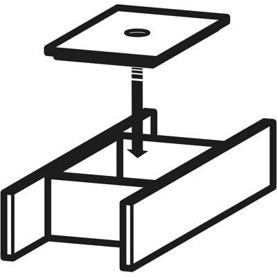 Duravit UV984500000 - Inneneinteilung Diamantschwarz für Waschtischunterbauten Duravit UV984500000 - Inneneinteilung Diamantschwarz für Waschtischunterbauten
