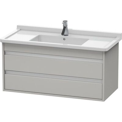 Duravit Ketho Waschtischunterbau - 2 Schubkästen - Wandhängender Badschrank Duravit Ketho Waschtischunterbau - 2 Schubkästen - Wandhängender Badschrank