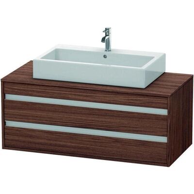 Duravit Ketho Nussbaum Dunkel Wandhängender Waschtisch-Unterbau - Rechteck Duravit Ketho Nussbaum Dunkel Wandhängender Waschtisch-Unterbau - Rechteck