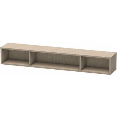 Duravit L-Cube Regalelement Leinen - 3 Fächer - 80x14 cm - Wandregal Duravit L-Cube Regalelement Leinen - 3 Fächer - 80x14 cm - Wandregal
