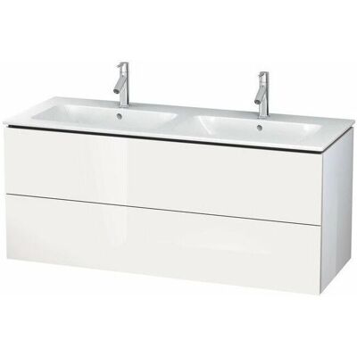 Duravit L-Cube Wandhängender Waschtischunterschrank - Betongrau Matt - 2 Schubladen Duravit L-Cube Wandhängender Waschtischunterschrank - Betongrau Matt - 2 Schubladen