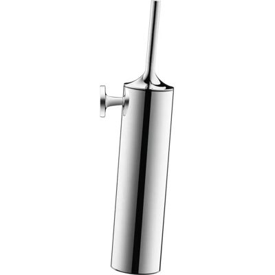 Duravit Starck T Wall-Mounted Toilet Brush Set - Chrome Duravit Starck T Wall-Mounted Toilet Brush Set - Chrome